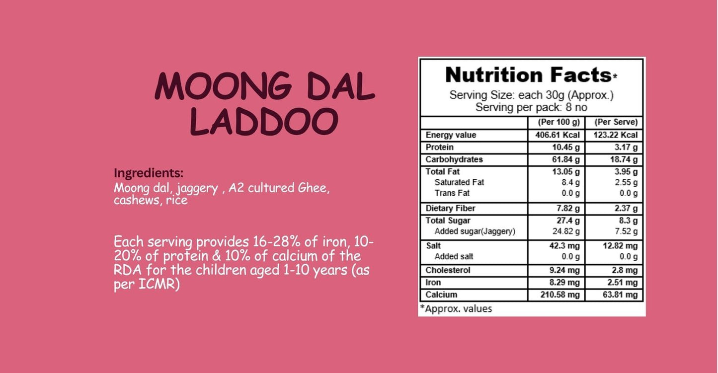 Moongdal Laddoo - 250g