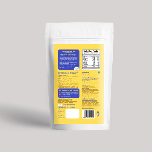 Kiddo Fuel Rice Cereal pouch for babies 6 months and above. Smooth, easy-to-digest cereal made from 100% rice with no preservatives. Rice is rich in vitamin b12.