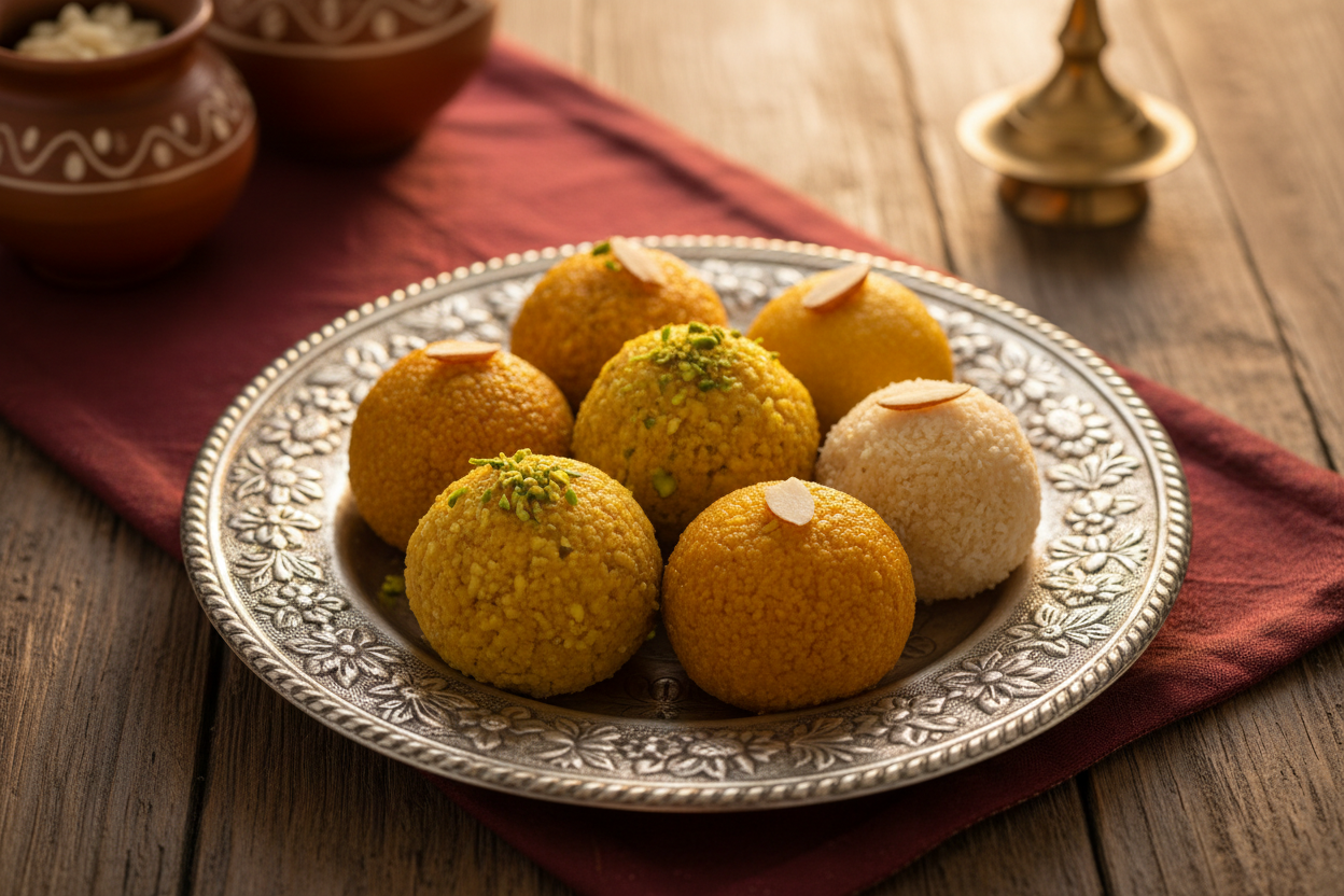 Laddoos that are healthy and nutritious