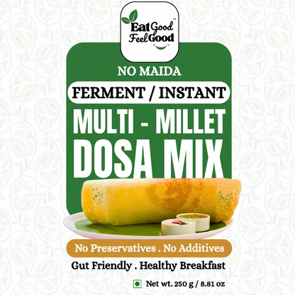 Multi Millet Dosa Mix | Eat Good Feel Good by Kiddo Fuel | 250g