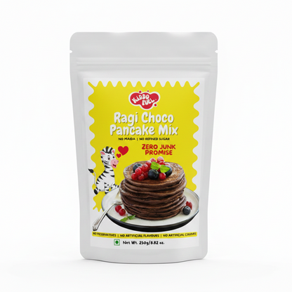 Ragi Choco Pancake Mix (No Maida, No Refined Sugar) | Healthy Chocolate Pancakes | 250g
