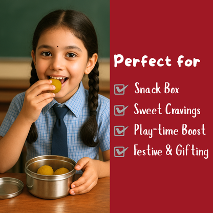Best healthy tiffin box ideas: Peanut Sesame energy balls as a school snack or post-play energy booster for children