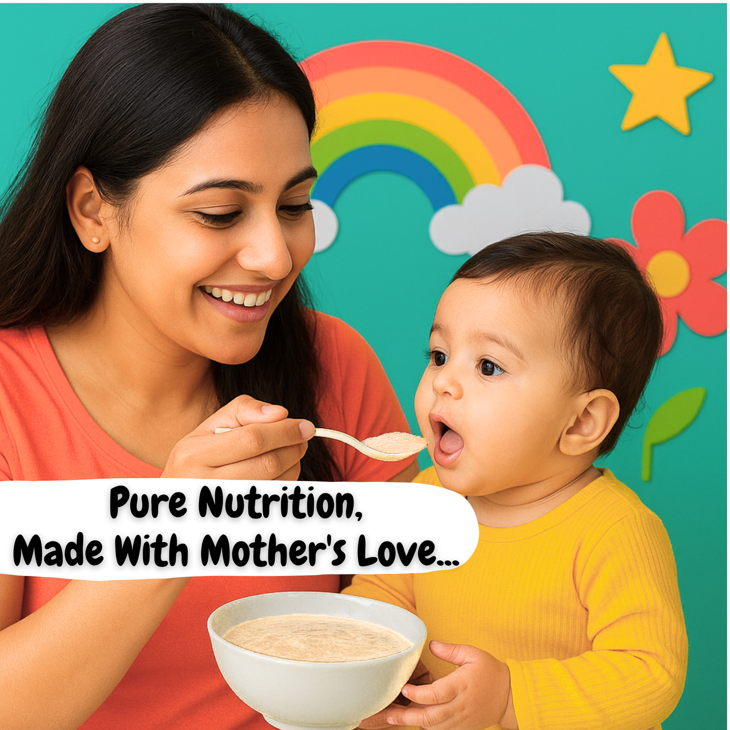 Kiddo Fuel Ragi Toordal Cereal clean label - 3 real ingredients, no hidden additives, baby-safe