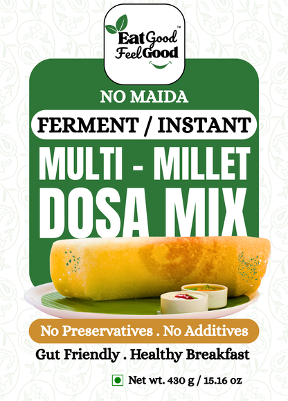 multi millet dosa mix pack no maida no preservatives healthy breakfast eat good feel good by kiddo fuel